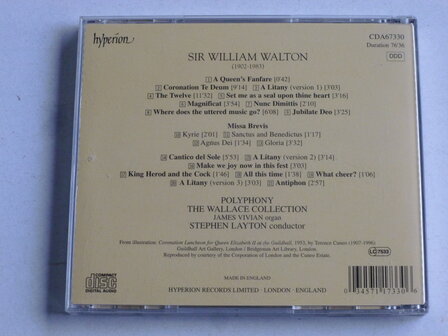 William Walton - Coronation Te Deum / Stephen Layton