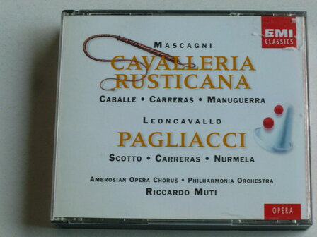 Mascagni - Cavalleria / Caballe + Leoncavallo - Pagliacci / Riccardo Muti (2 CD)