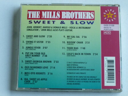 The Mills Brothers - Sweet &amp; Slow