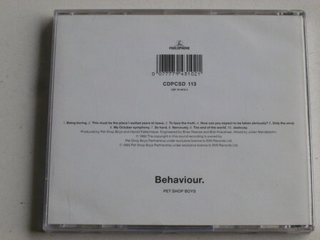 Pet Shop Boys - Behaviour