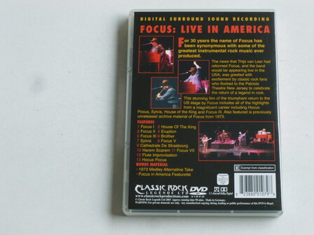 Focus - Focus in America (DVD)