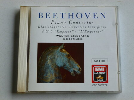 Beethoven - Piano Concertos 4,5 / Walter Gieseking