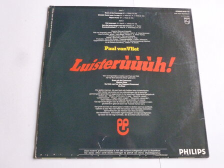 Paul van Vliet - Luisteruuuh! (LP)