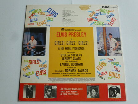 Elvis Presley - Girls! Girls! Girls! (LP) PL 42354