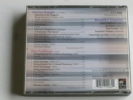 Brodsky Quartet, Anne Sofie von Otter - Sculthorpe, Respighi String Quartets (2 CD)