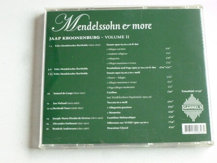 Mendelssohn &amp; More - Jaap Kroonenburg volume II (gesigneerd)