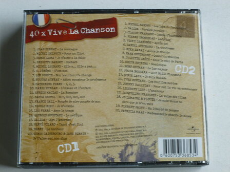 40 x Vive La Chanson (2 CD)