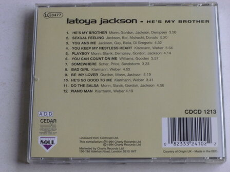 Latoya Jackson - He&#039;s my brother