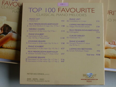 Top 100 Favourite Classical Piano Melodies (6 CD)