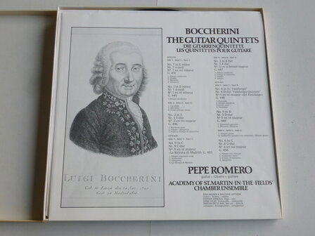 Boccherini - The Guitar Quintets / Pepe Romero (3 LP)