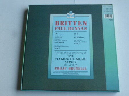 Britten - Paul Bunyan / Philip Brunelle (2 LP)