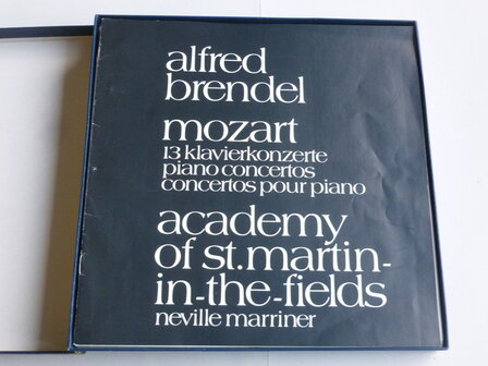 Mozart - 13  Klavierkonzerte / Alfred Brendel, Marriner (8 LP)