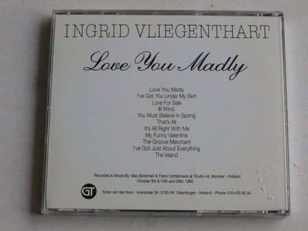 Ingrid Vliegenthart - Love you madly