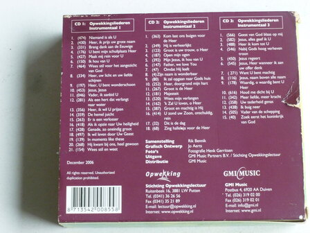 Opwekkingsliederen 1,2 &amp; 3 - Instrumentaal (3 CD)