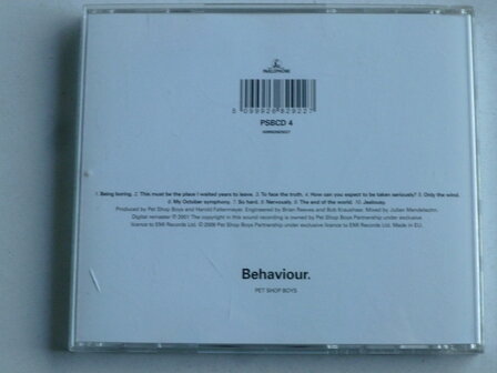 Pet Shop Boys - Behaviour (remaster)