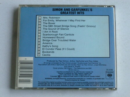 Simon and Garfunkel&#039;s Greatest Hits (Canada)