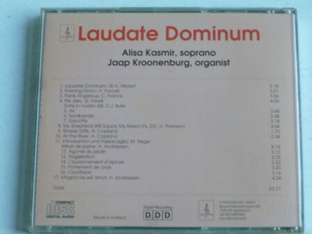 Alisa Kasmir, Jaap Kroonenburg - Laudate Dominum