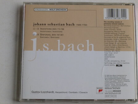 Bach - Inventionen &amp; Sinfonien / Gustav Leonhardt