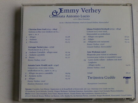 Emmy Verhey &amp; Camerata Antonio Lucio