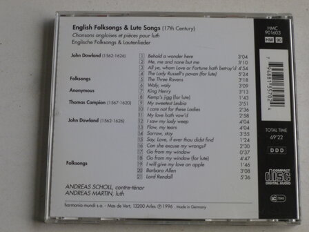 Andreas Scholl - English Folksong &amp; Lute Songs