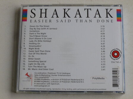 Shakatak - Easier said than done 