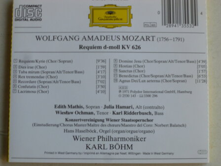 Mozart - Requiem / Karl B&ouml;hm