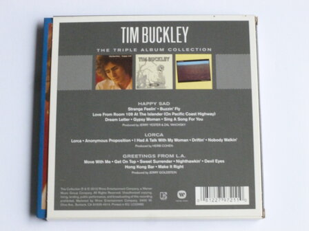 Tim Buckley - Happy Sad / Lorca / Greetings from L.A (3 CD)