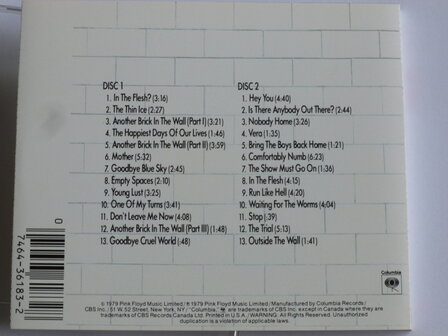 Pink Floyd - The Wall (USA) 2 CD