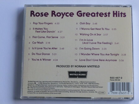 Rose Royce - Greatest Hits