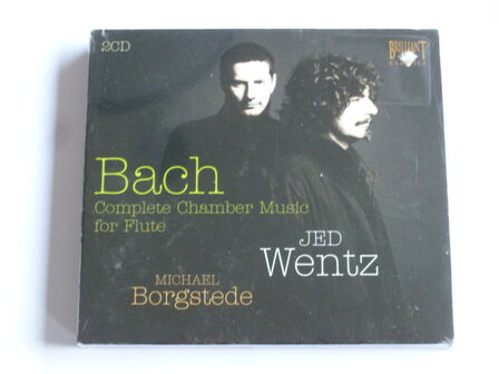 Bach - Complete Chamber Music for Flute / Jed Wentz, Michael Borgsrede (2 CD) Nieuw