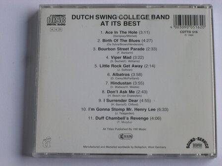 Dutch Swing College Band - at its Best (gesigneerd door de band)