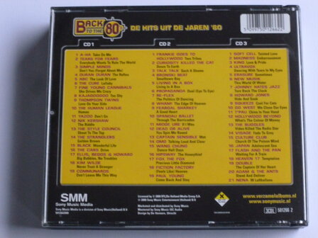 Back to the 80&#039;s - De Hits uit de jaren &#039;80 (3 CD) sony