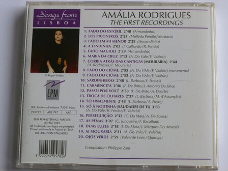 Amalia Rodrigues - The First Recordings