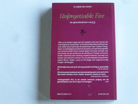 Unforgettable Fire - De Geschiedenis van U2 / Eamon Dunphy (boek)