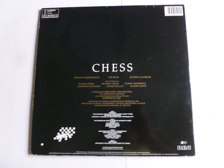 Chess - Benny Andersson, Tim Rice, Bjorn Ulvaeus (2 LP) 