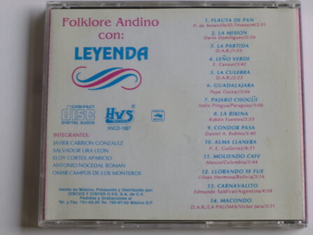 Folklore Andino con Leyenda - La Partida