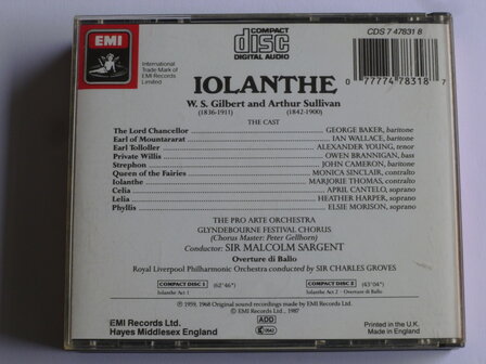 Gilbert &amp; Sullivan - Iolanthe / Sir Malcolm Sargent (2 CD)