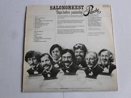 Salonorkest Pluche - Days before yesterday (LP)