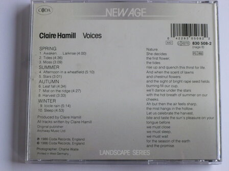 Claire Hamill &lrm;&ndash; Voices (new age)