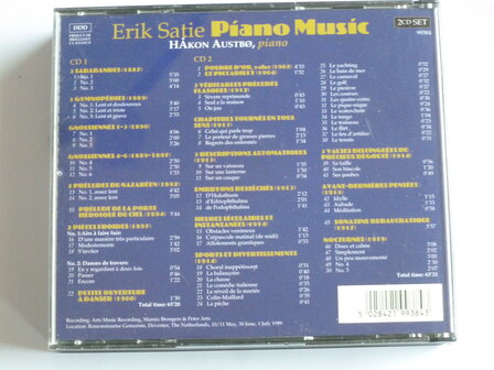 Erik Satie - Piano Music / Hakon Austbo (2 CD)