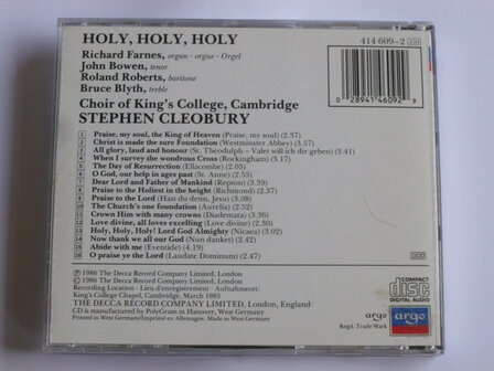 King&#039;s College Choir - Holy, Holy, Holy / Stephen Cleobury