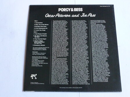 Oscar Peterson and Joe Pass - Porgy &amp; Bess (LP) 2310779