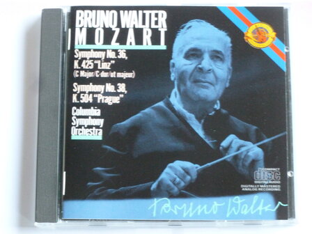 Mozart - Symphony 36, 38 / Bruno Walter