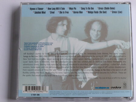 Jeff Buckley, Gary Lucas - Songs to no one (1991-1992)