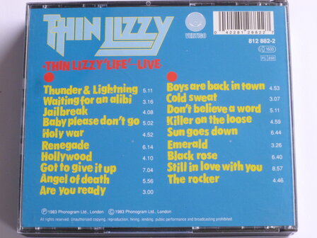 Thin Lizzy - Life (2 CD)