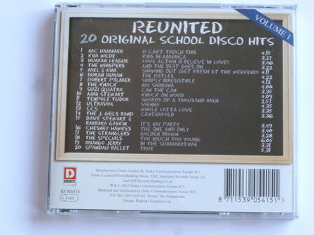 Reunited - 20 Original School Disco Hits / Volume 1