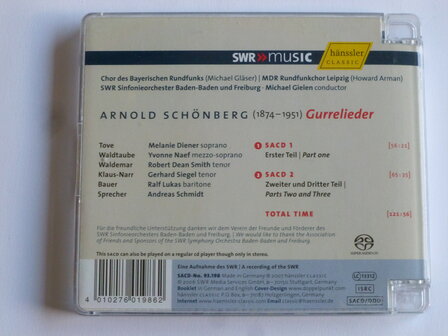 Sch&ouml;nberg - Gurrelieder / Michael Gielen (2 SACD)