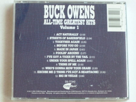 Buck Owens - All Time Greatest Hits volume 1