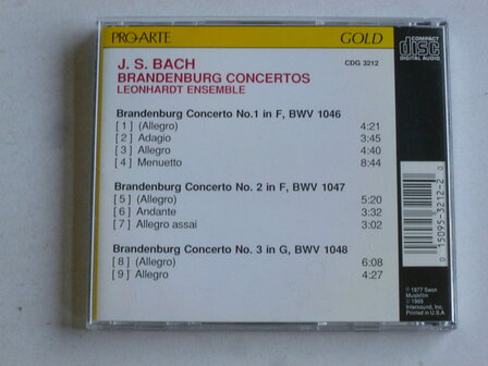 Bach - Brandenburg Concertos / Gustav Leonhardt