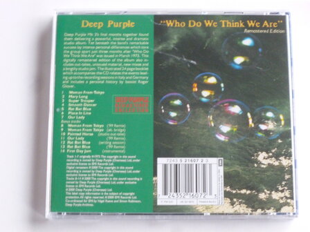 Deep Purple - Who do we think we are / Bonus tracks (remastered)